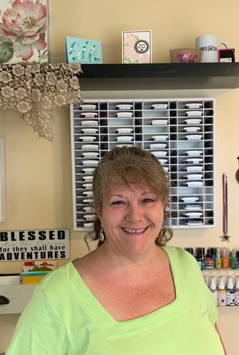 Karen Hightower of Gina K's Design Team Card Classes